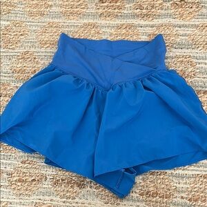 Aerie Women's Blue High-Waisted Shorts